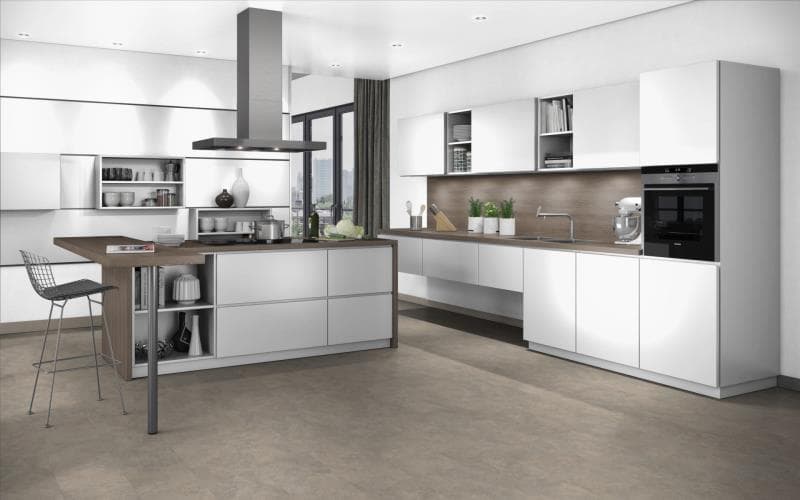 Treviso Handle-less Matt White